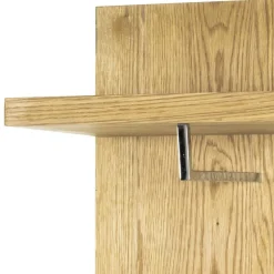 Eichefarbenes Garderobenpaneel Maurita mit Hutablage^Wohnen Clearance