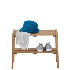 Eichenholz Flurbank mit Ablage - Gangizo^Wohnen Hot