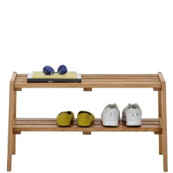 Eichenholz Flurbank mit Ablage - Gangizo^Wohnen Hot