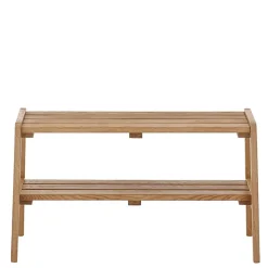 Eichenholz Flurbank mit Ablage - Gangizo^Wohnen Hot