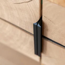 Eichenholz Highboard mit Hirnholz Applikation - Deruta^Wohnen Best