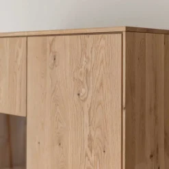 Eichenholz Highboard mit Hirnholz Applikation - Deruta^Wohnen Best