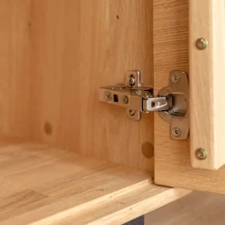 Wohnen Eichenholz Highboard Vitrine modern - Judita