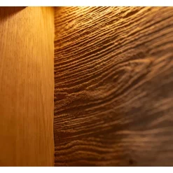 Wohnen Eichenholz Hängevitrine mit LED Beleuchtung - Judita