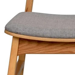 Wohnen Eichenholz Stuhl mit Polster - Onan (2er Set)