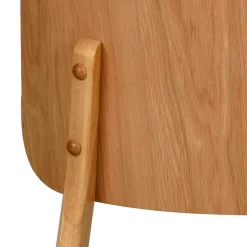 Wohnen Eichenholz Stuhl mit Polster - Onan (2er Set)