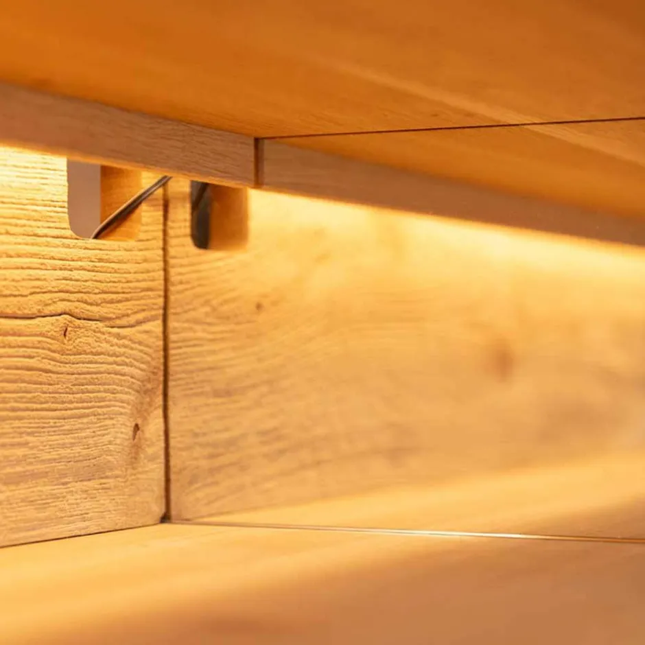 Wohnen Eichenholz TV Lowboard in modernem Design - Judita
