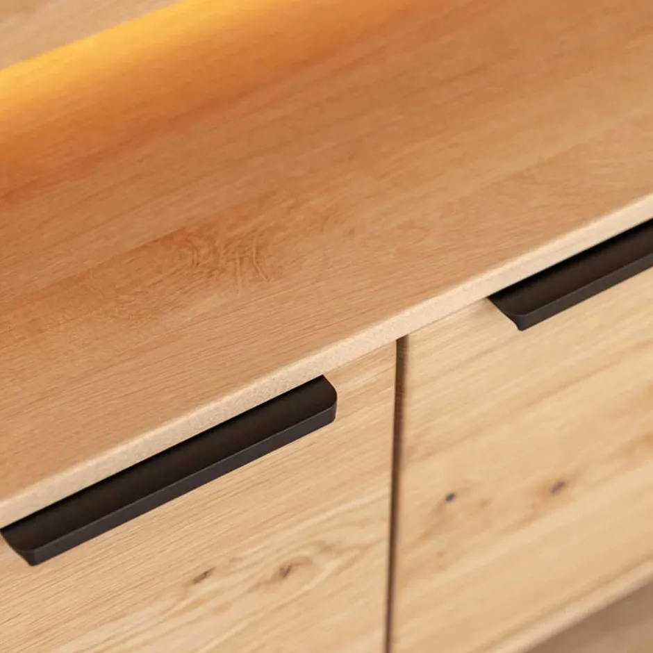 Wohnen Eichenholz TV Lowboard in modernem Design - Judita