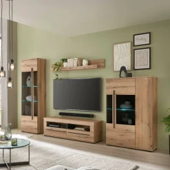 Eicheoptik Wohnzimmermöbel Set - Brocus (vierteilig)^Wohnen Best