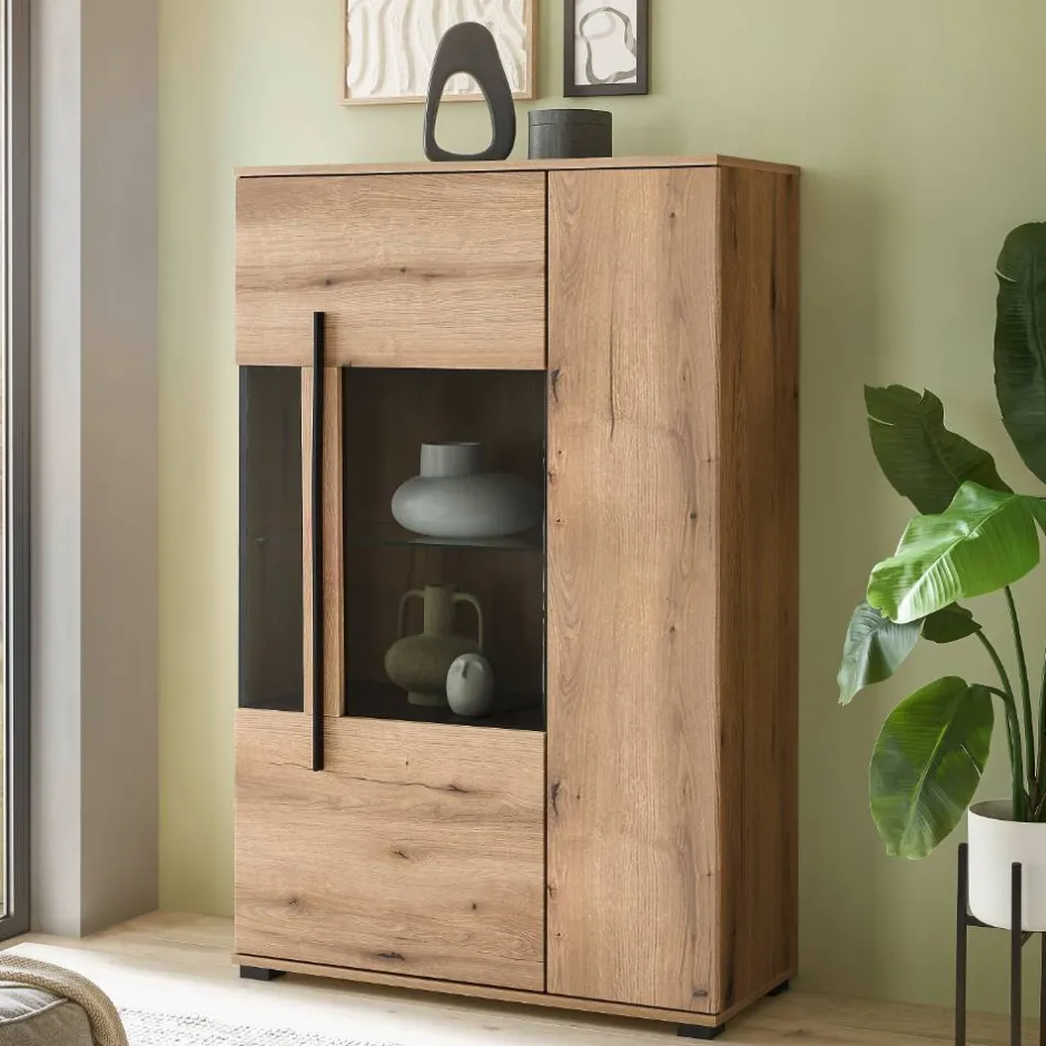 Eicheoptik Wohnzimmermöbel Set - Brocus (vierteilig)^Wohnen Best