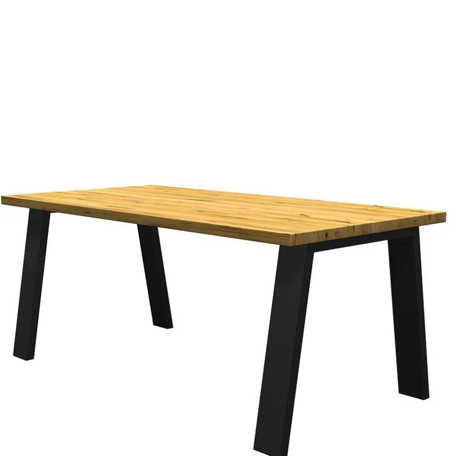 Wohnen Eichetisch mit Metallbeinen in 12 Größen - Miley