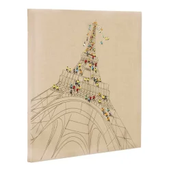 Wohnen Eiffelturm Wandbild auf Leinwand - Espanora