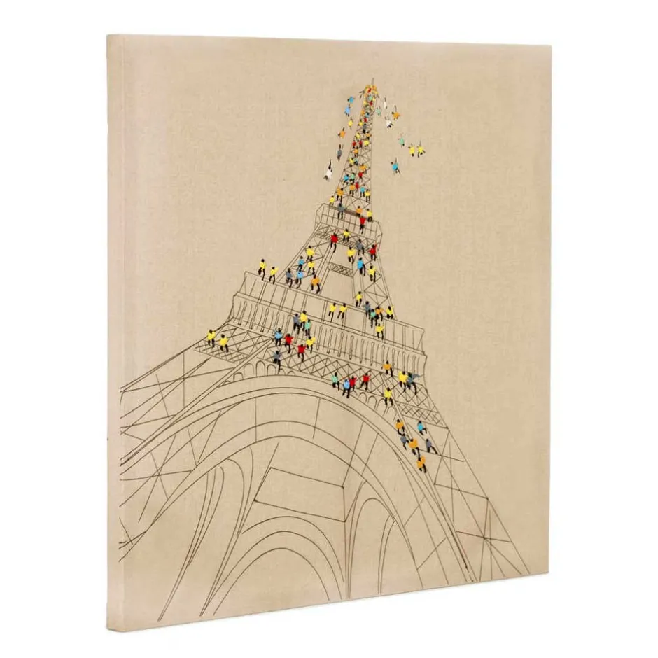 Wohnen Eiffelturm Wandbild auf Leinwand - Espanora