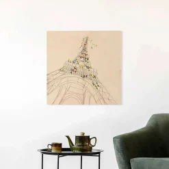 Wohnen Eiffelturm Wandbild auf Leinwand - Espanora