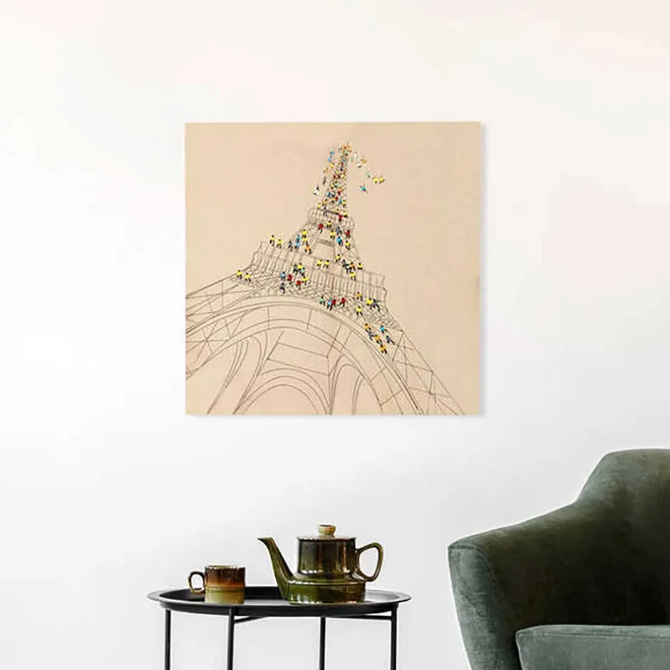 Wohnen Eiffelturm Wandbild auf Leinwand - Espanora