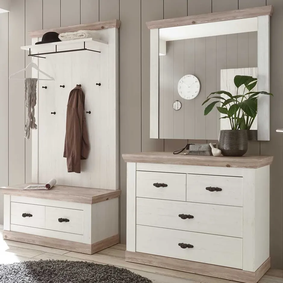 Wohnen Einrichtung Diele Möbel Kombi - Nedita (vierteilig)