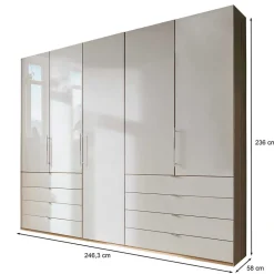 Wohnen Einrichtung fürs Schlafzimmer in Beige - Lesegano (vierteilig)