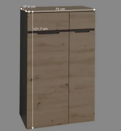 Wohnen Einrichtung Home Office Set - Kuetra (vierteilig)