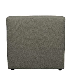 Wohnen Einsitzer Couchmodul aus Boucle in Dunkelgrün - Racapulco