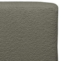 Wohnen Einsitzer Couchmodul aus Boucle in Dunkelgrün - Racapulco