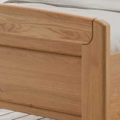 Wohnen Einzelbett & Nachtkommode in Eiche - Sendician (zweiteilig)