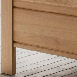 Wohnen Einzelbett & Nachtkommode in Eiche - Sendician (zweiteilig)