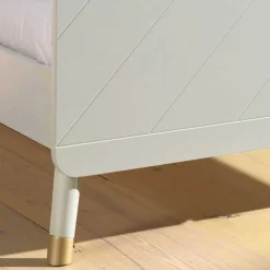 Einzelbett mit Nachtkommode in Weiß - Baranoma (zweiteilig)^Wohnen Sale