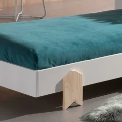 Kinder Wohnen Einzelne Stapelliege in Weiß & Kiefer - Flair