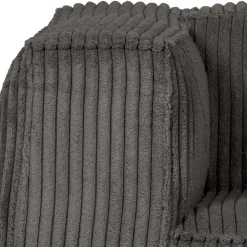 Wohnen Einzelsessel in Dunkelgrau Cord Ribcord - Jailen