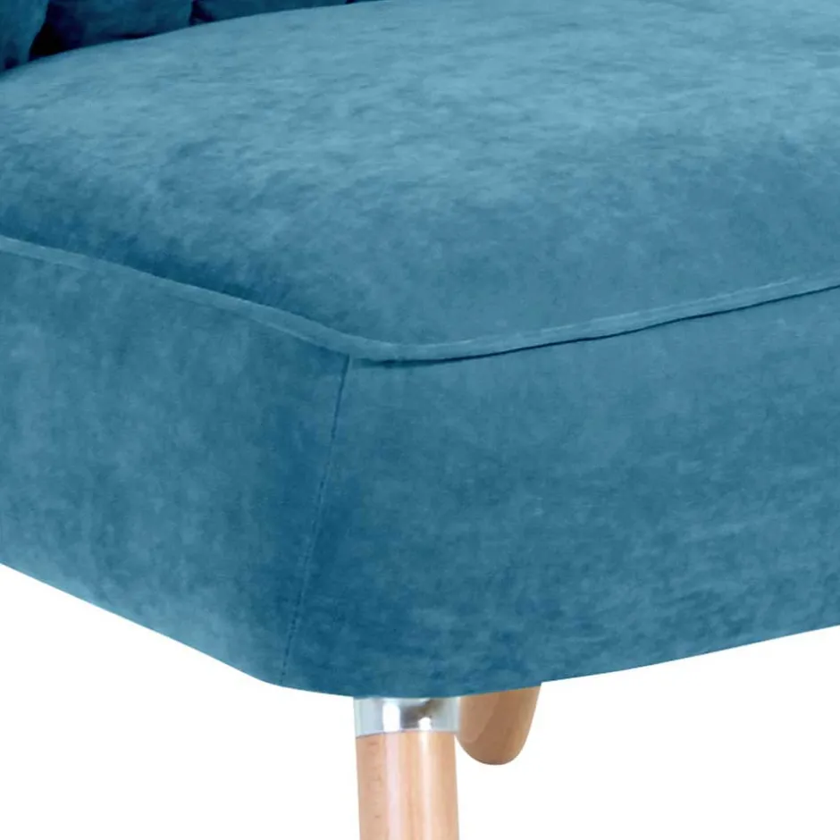 Einzelsessel in Petrol Blau - Posadas^Wohnen Outlet