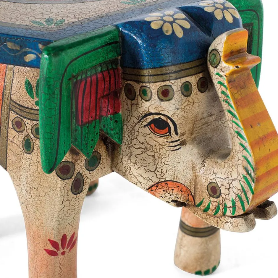 Wohnen Elefanten Beistelltisch im orientalischen Stil - Abelca