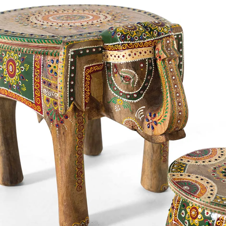 Wohnen Elefanten Tische im Orient Stil - Santjana (zweiteilig)
