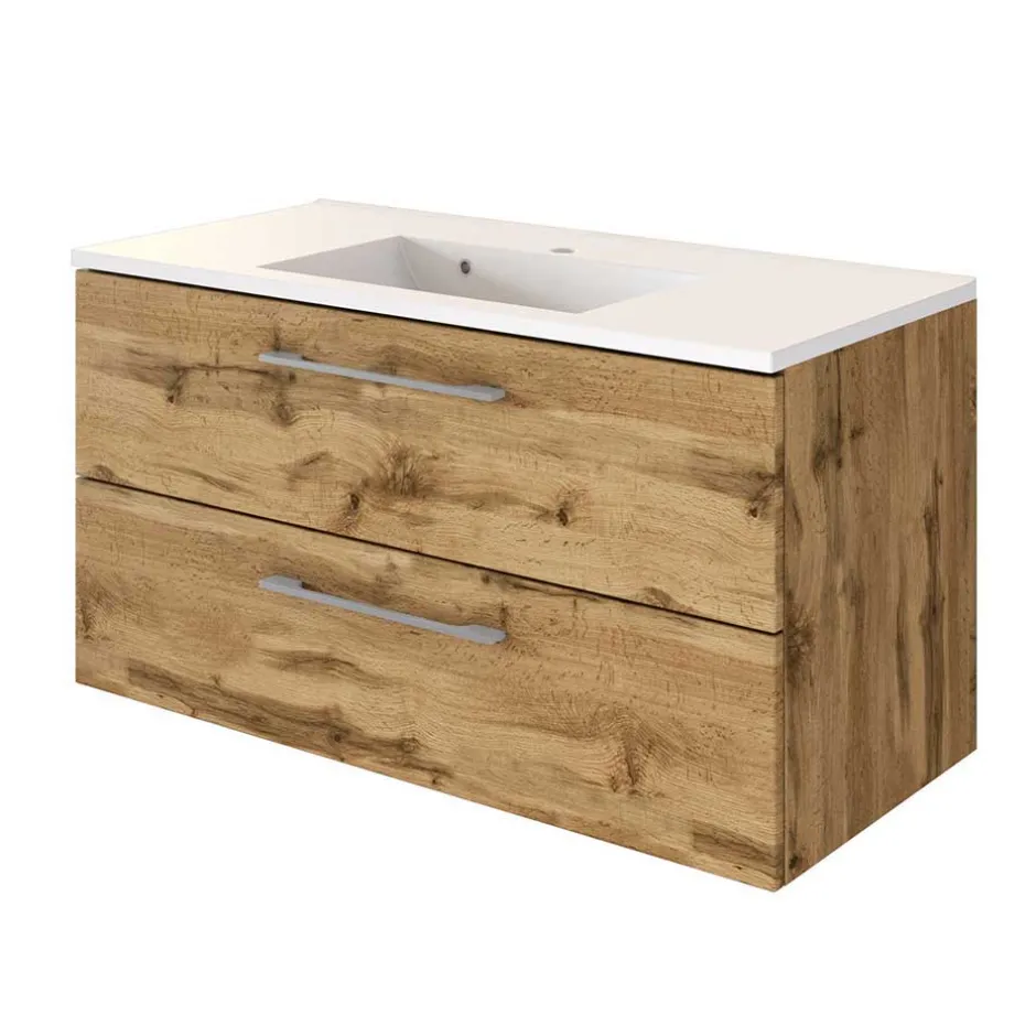 Elegante Badmöbel Kombination - Lemnas (dreiteilig)^Wohnen Discount