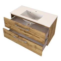 Elegante Badmöbel Kombination - Lemnas (dreiteilig)^Wohnen Discount