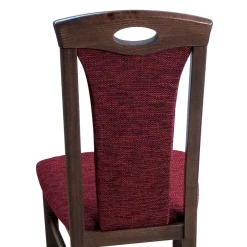 Wohnen Elegante Esszimmer Stühle in Rot Nelly & Nussbaum (2er Set)