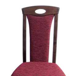 Wohnen Elegante Esszimmer Stühle in Rot Nelly & Nussbaum (2er Set)