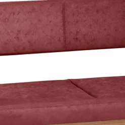 Elegante Esszimmer-Bank in Rot & Wildeiche - Ovenciana^Wohnen Discount