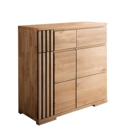 Elegante Holzkommode aus Wildeiche - Manarola^Wohnen New