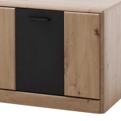 Elegante TV Bank in Eiche & Grau - Larinca^Wohnen Online