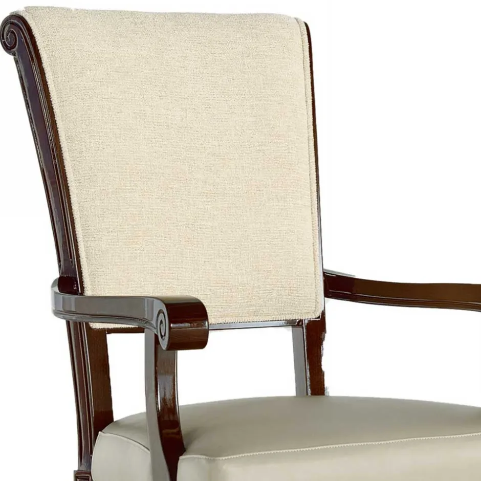 Eleganter Armlehnenstuhl im klassischen Stil - Crenada^Wohnen Discount