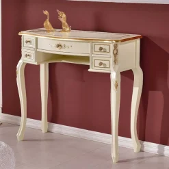 Wohnen Eleganter Barock Konsoltisch mit fünf Schubladen - Iviada