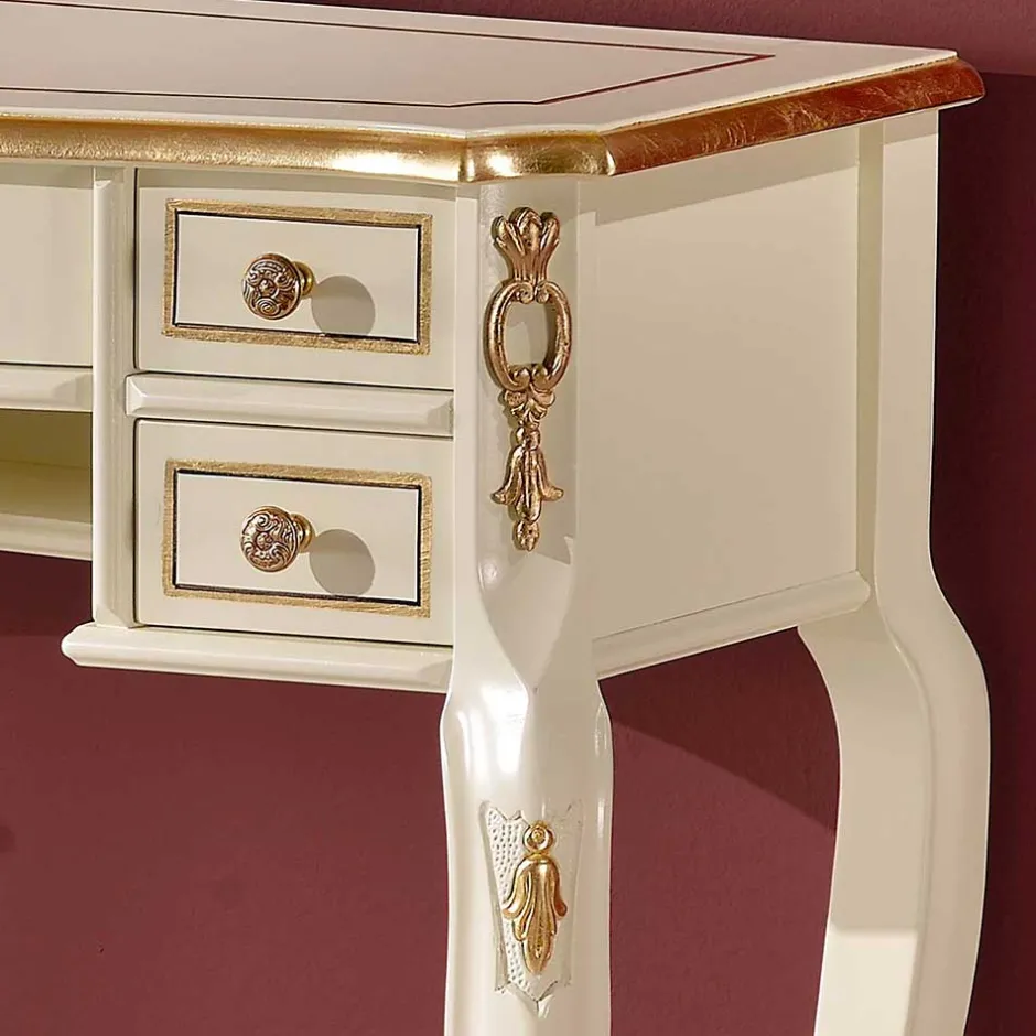 Wohnen Eleganter Barock Konsoltisch mit fünf Schubladen - Iviada