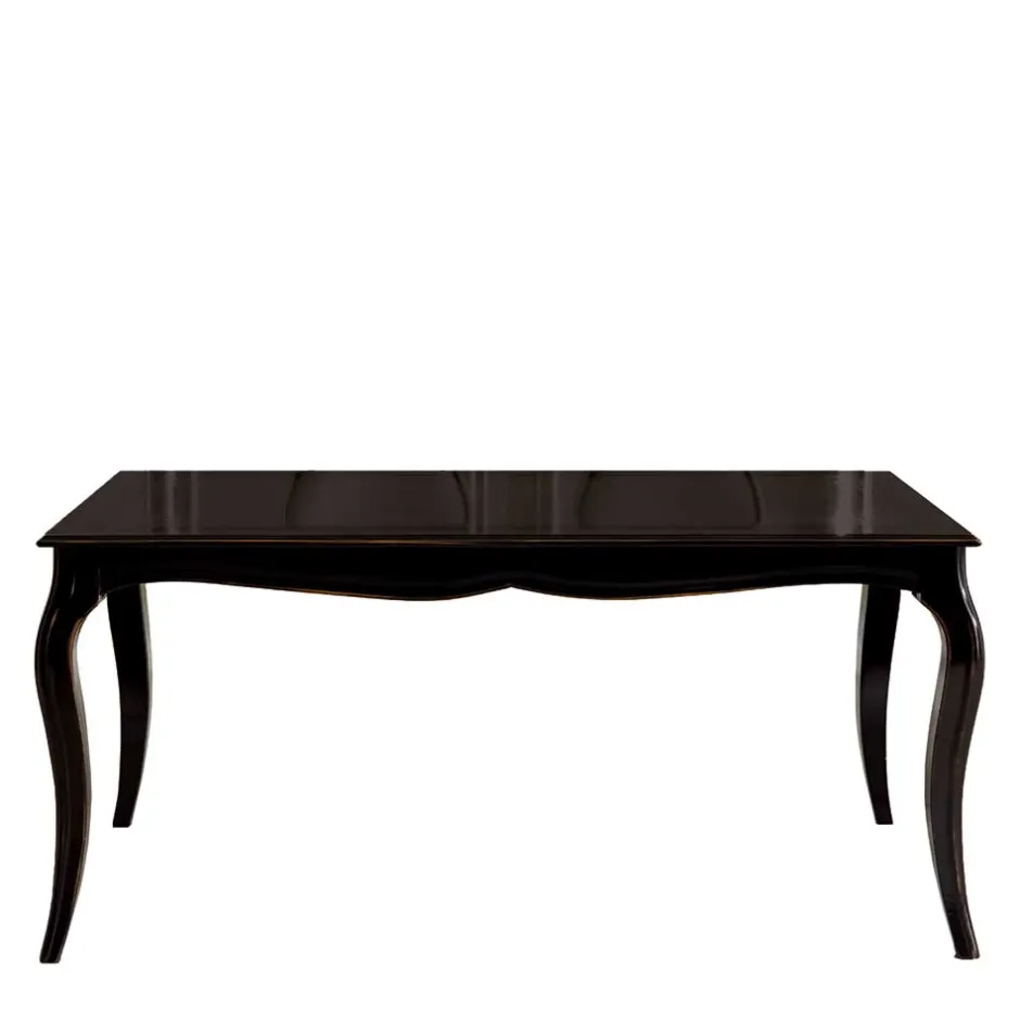 Wohnen Eleganter Barocktisch in Dunkelbraun - Granita