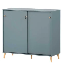 Eleganter Office Schrank in Petrol Blau - Baiamare^Wohnen Hot