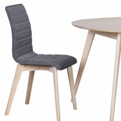 Wohnen Eleganter Polsterstuhl in Grau - Mali (2er Set)