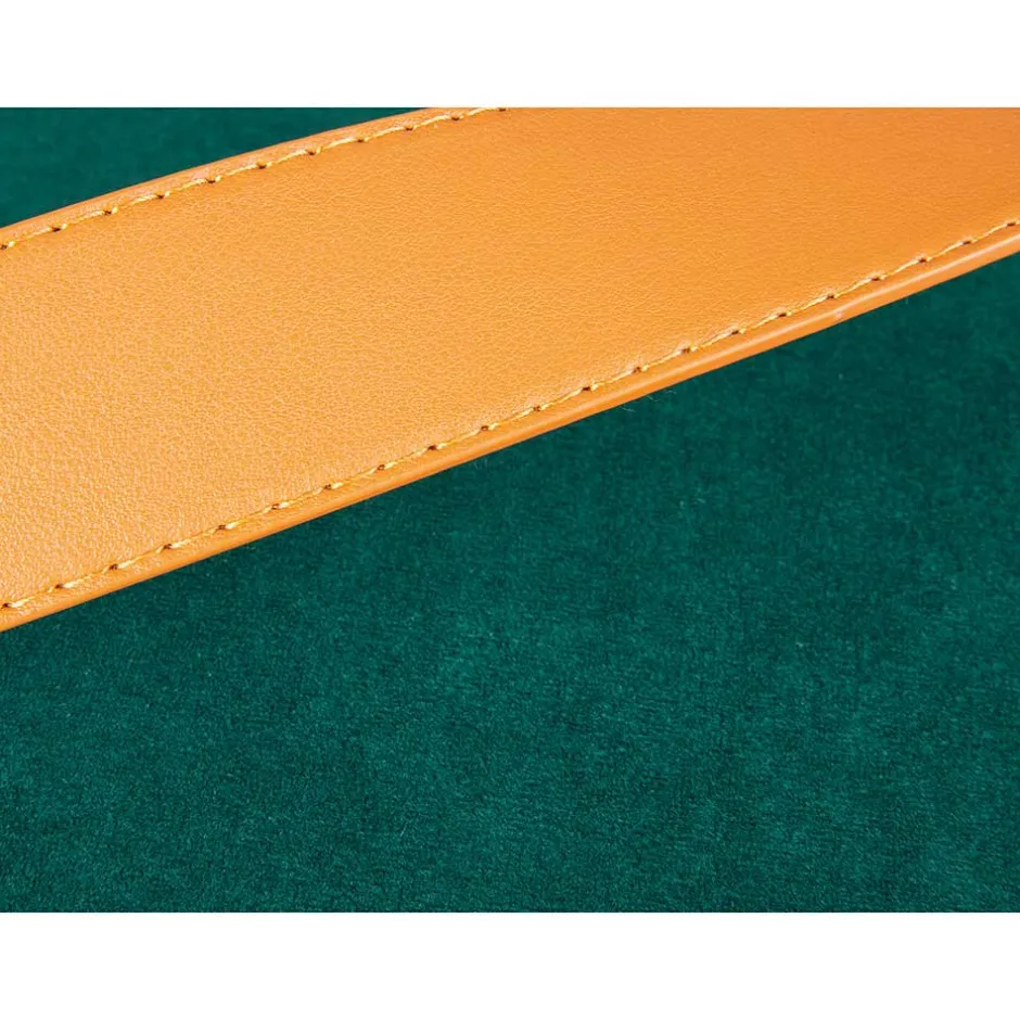 Eleganter Samt Polsterhocker in Grün & Braun - Campitello^Wohnen Best