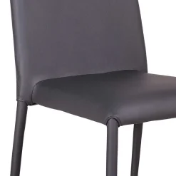 Wohnen Eleganter Stuhl Giant aus Kunstleder (4er Set)