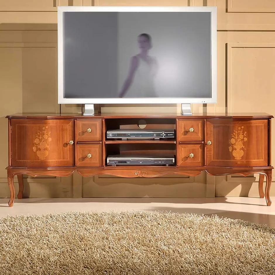 Wohnen Eleganter TV Unterschrank in italienischem Design - Venerdina