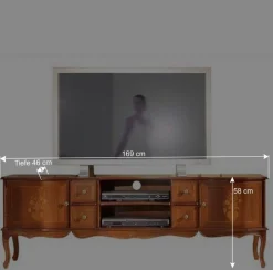 Wohnen Eleganter TV Unterschrank in italienischem Design - Venerdina