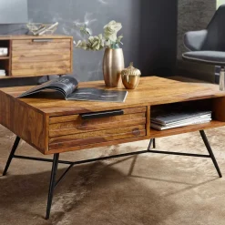 Eleganter Wohnzimmer Tisch mit Schublade - Dicna^Wohnen Discount